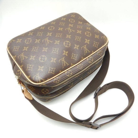 Louis Vuitton Monogram Reporter PM Brown Shoulder Bag - Picture 4 of 8